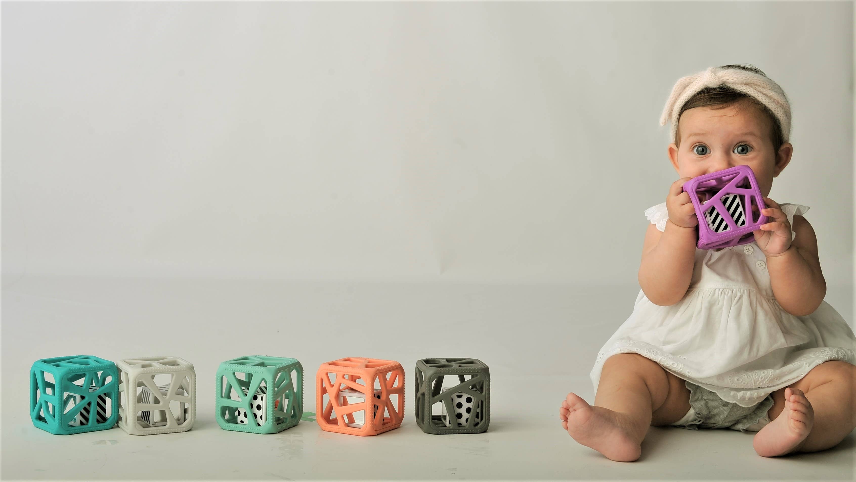 Malarkey Kids – wholesale Teether (not clip-on) – Baby – Chew Cube - Silicone Teether Rattle7