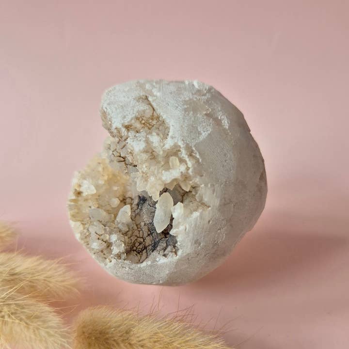 Moonlight Gemstones - Wholesale Spiritual Stone/Crystal - Crystal Druzy Gemstone Clear Quartz Geode Sphere – 57 mm – 280g | Pure Light & Inner Clarity Sphere2