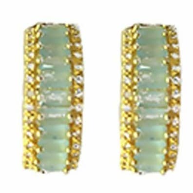 Mint Small Hoops for wholesale by Lost Heaven