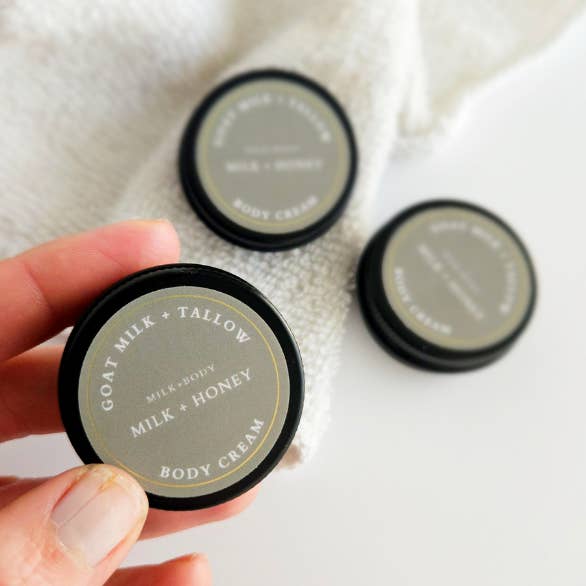 Mini Goat Milk + Tallow Body Cream | Milk + Honey for wholesale by Milk + Body