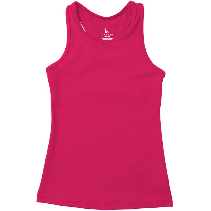 Liakada Dancewear – caveada - Crianças por atacado – Camisota Racerback para Menina3