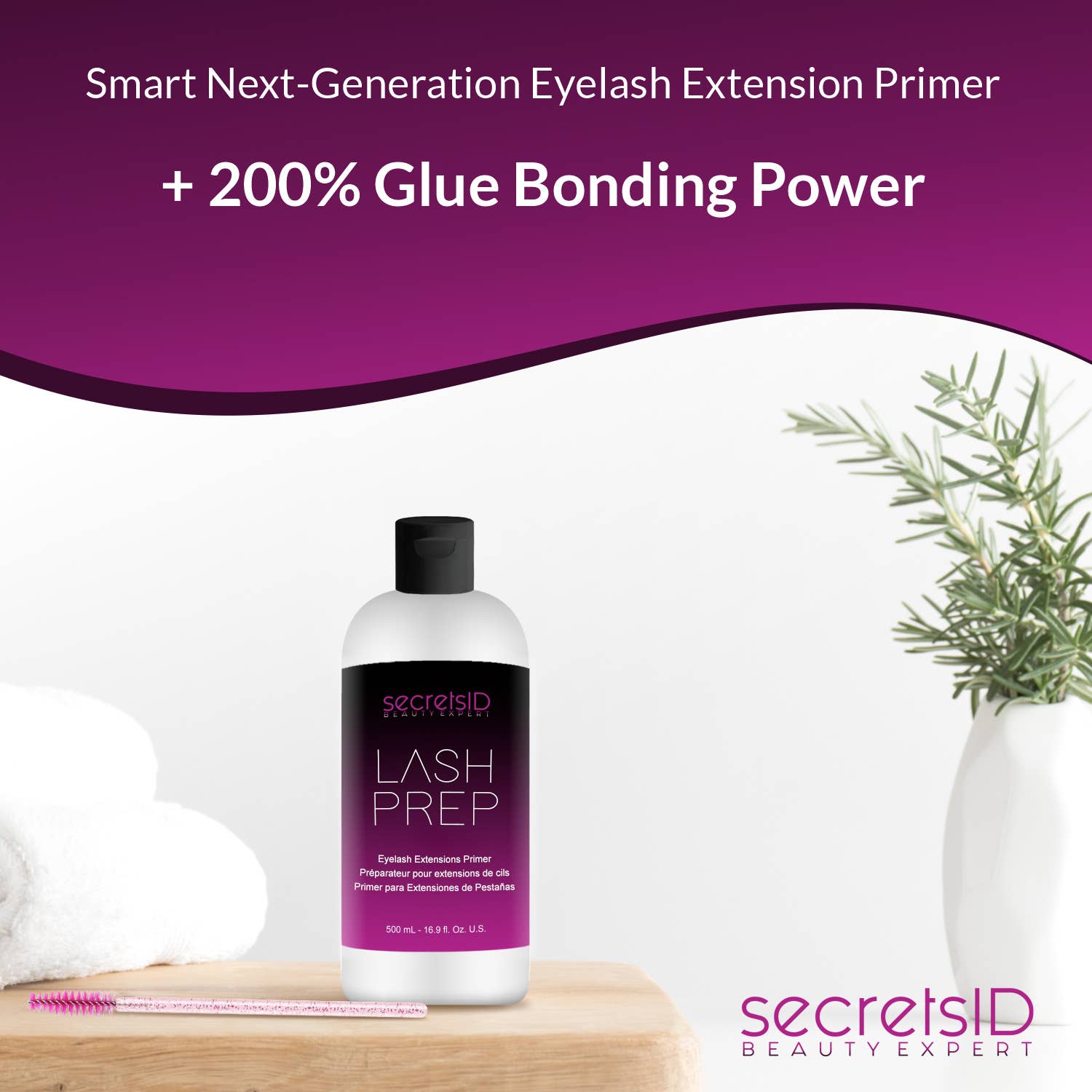 SecretsID - Wholesale Eyelash/Brow Serum - Lash Prep - Bulk Eyelash Extension Primer6