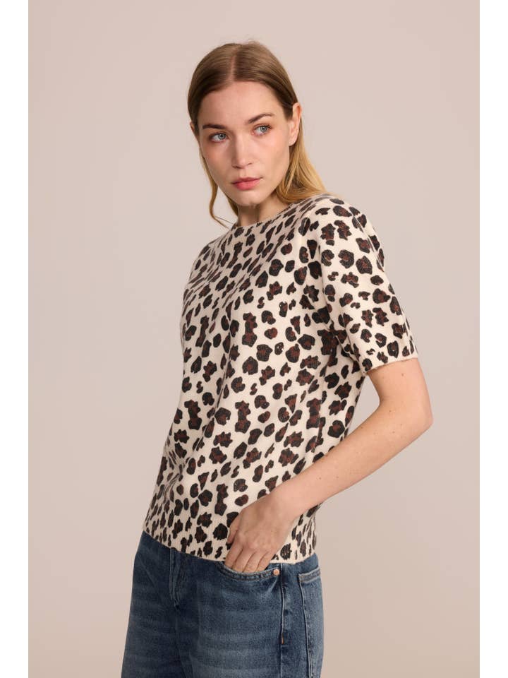 LUCCE – Großhandel Bluse – Damen – Leopardenmuster-Oberteil