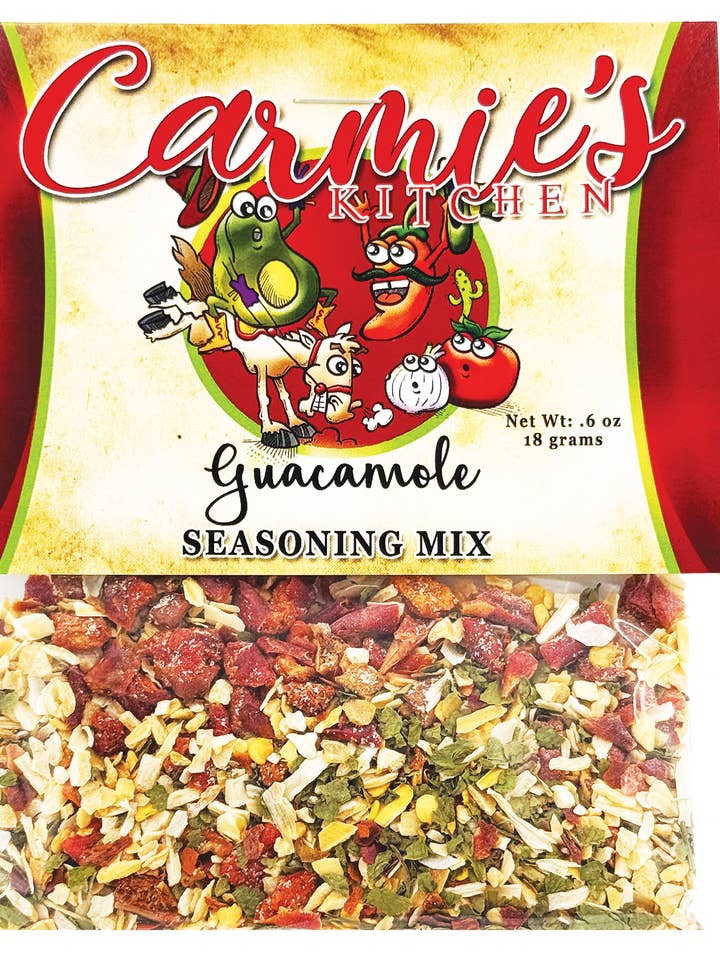 Guacamole Kruidenmix voor wholesale door Carmie's Kitchen