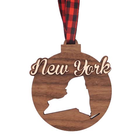 SHY Designs, LLC - Wholesale Ornament - New York State Christmas Ornament