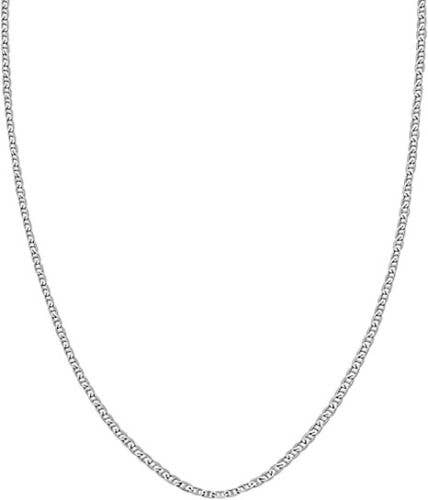 Vesa Jewels - Venta al por mayor Collares de cadenas y eslabones - Cadena plana de eslabones de plata de ley 925 maciza con forma de marinero o ancla1