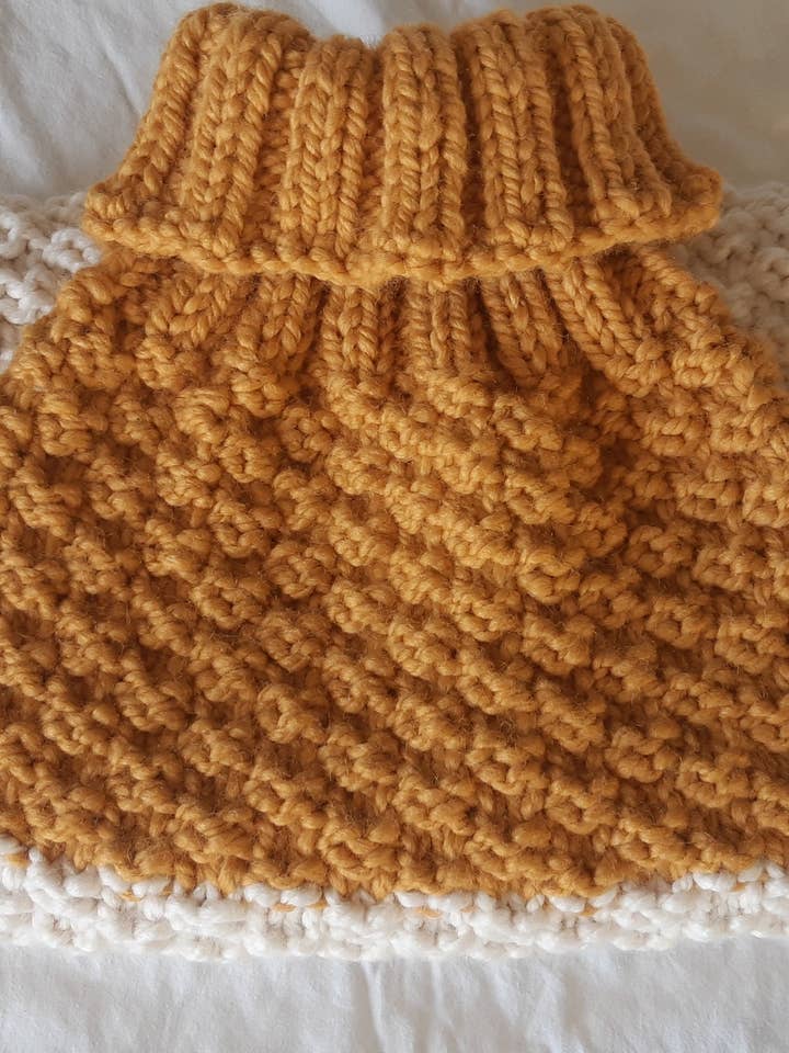 Milk & Honey Colorblock Dog Sweater for wholesale by Leni Knits Limited