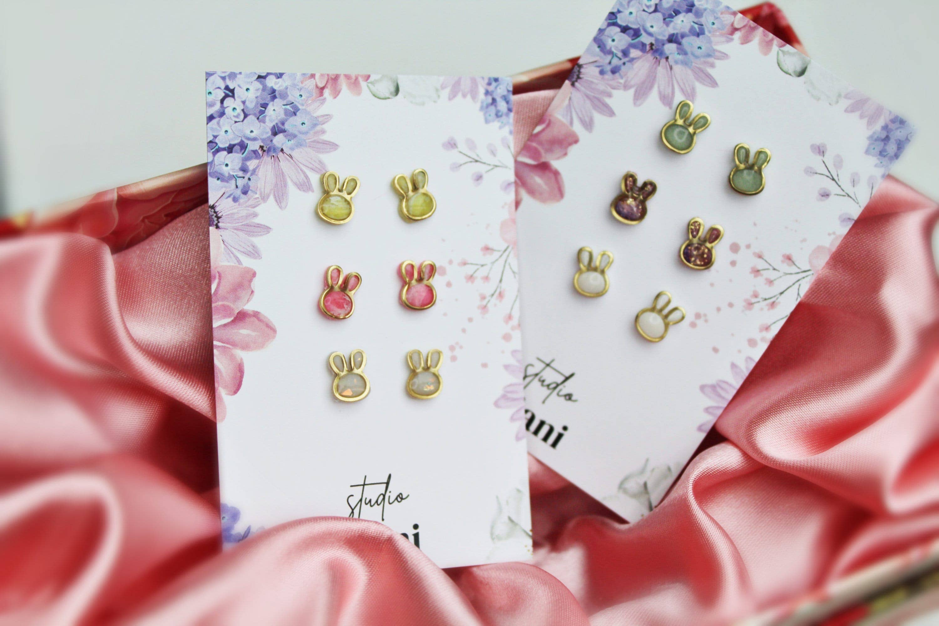 Studio Niani - Wholesale Stud/Post Earrings - Minimalist Earrings, Tiny Stud Earrings, Bunny Earrings4