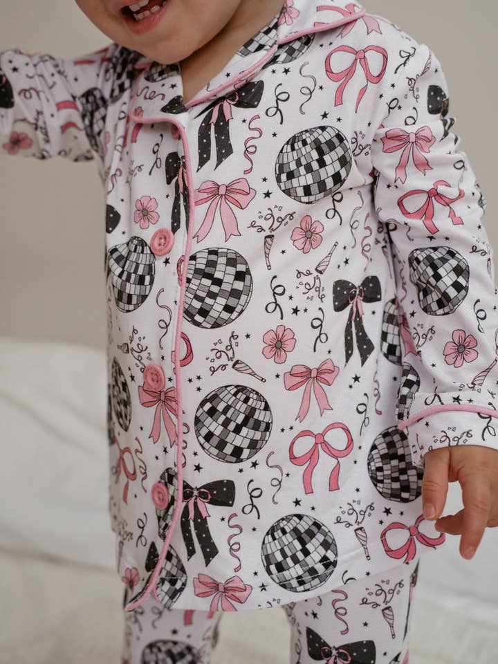 Dream Big Little Co. - Wholesale Sleepwear Set - Kids - MIDNIGHT DISCO DARLING DREAM GIRL'S FLARE SET6