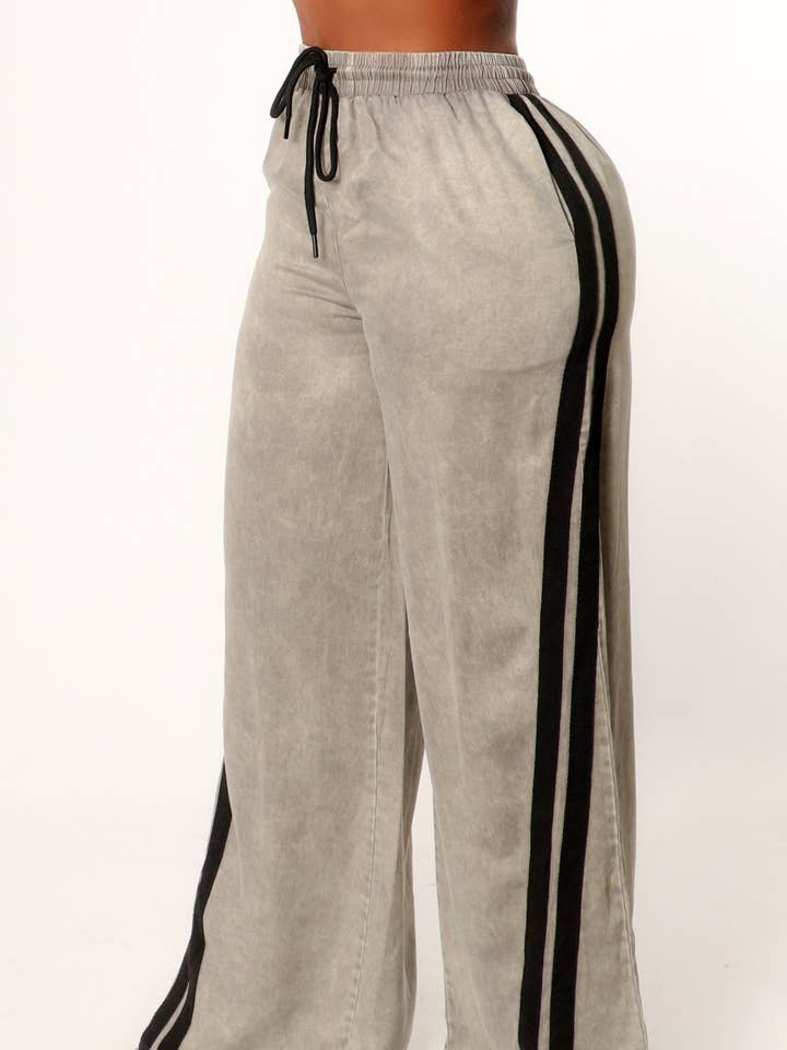 Alessa Wide Leg Pants | Desert Sage Stripe Alessa Wide Leg Pants | Desert Sage Stripe