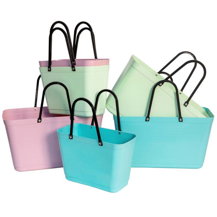 Port Style Enterprises Canada - Wholesale Grocery/Shopping Bag - HINZA ECO Bag Small Aqua 7.5L/7.5Q1