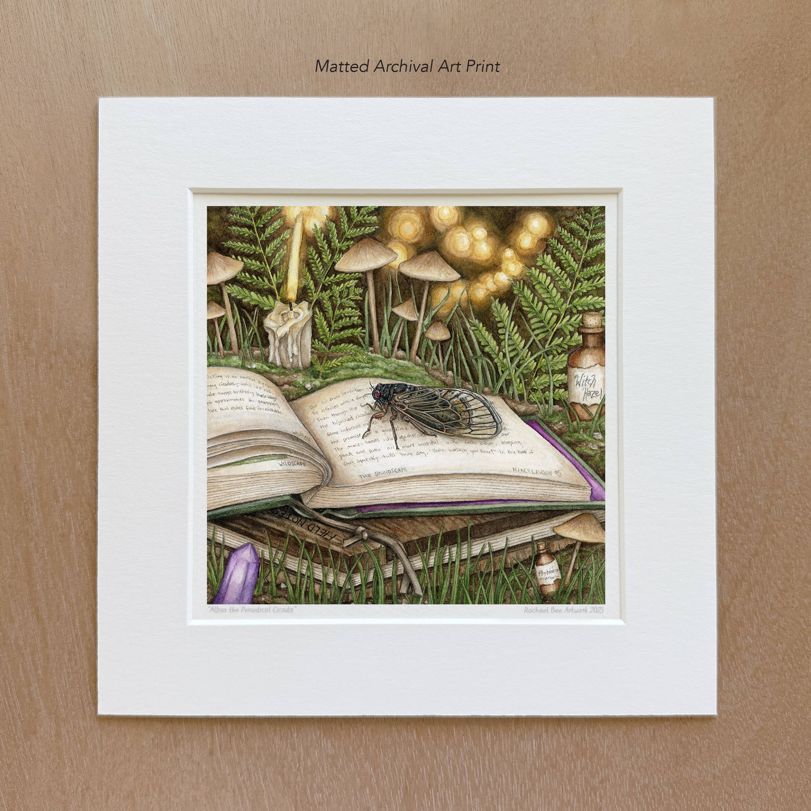 Rachael Bee Artwork - Wholesale Art Print - Periodical Cicada Art Print1