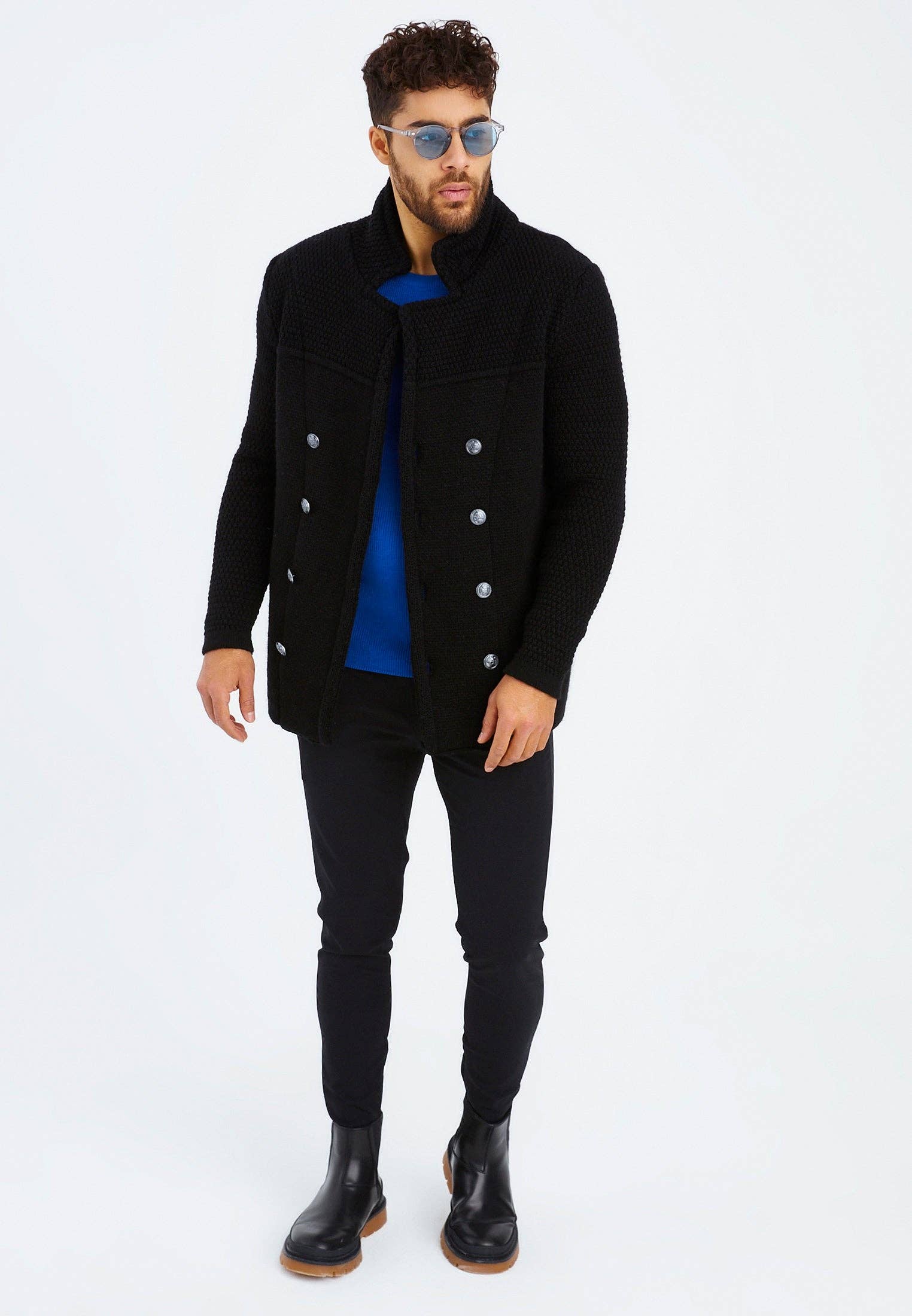 Leif Nelson GmbH - Wholesale Jacket - Men's - Men's Cardigan Shawl Collar LN-60008