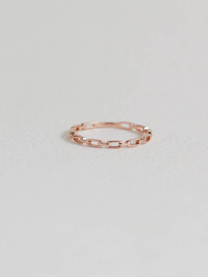 Lynk Ring (Rose Gold) for wholesale by CURIOUS CREATURES