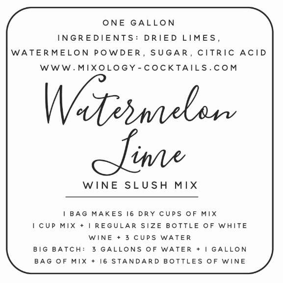 Mixology - Wholesale Cocktail Mix/Syrup - Wine & Cocktail Slush Mix GALLON Bags~ 26 flavors