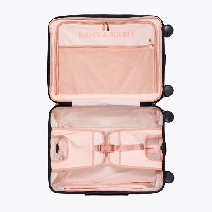 Royce & Rocket - Vendita all'ingrosso Valigie - Carry-on Castle espandibile nero2