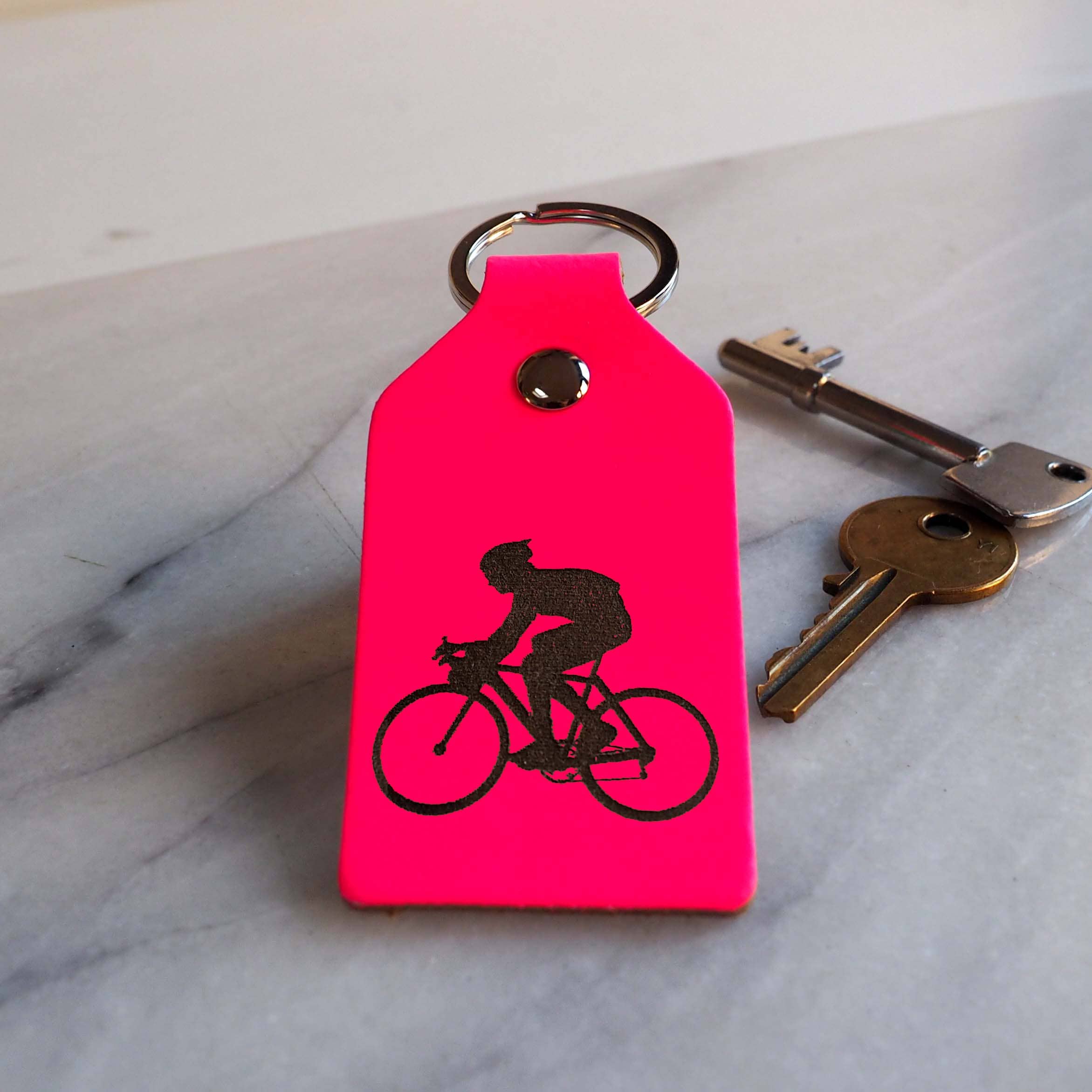 Stabo – wholesale Keychain – Unisex – cyclists  leather handmade key chain9