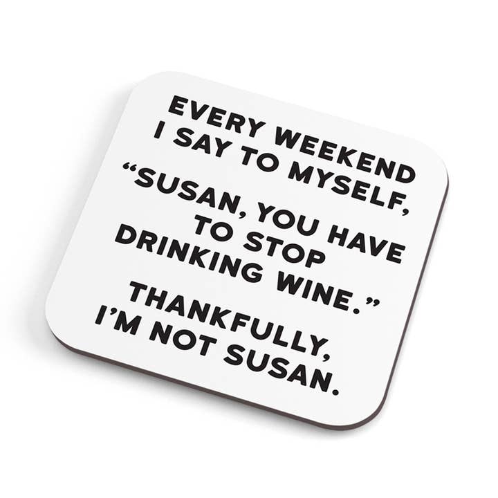 Redback Cards - ALL duties and tariffs paid - Wholesale Coasters - Susan Coaster - cork backed and reusable!0