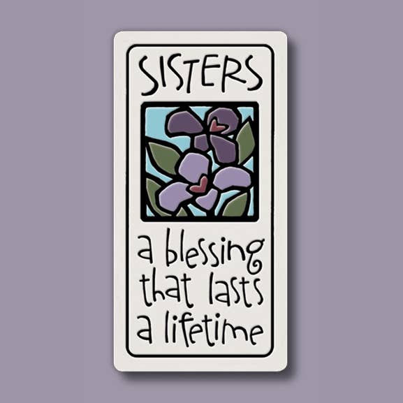944 - Sisters Blessing Magnet for wholesale by Macone Clay / Spooner Creek