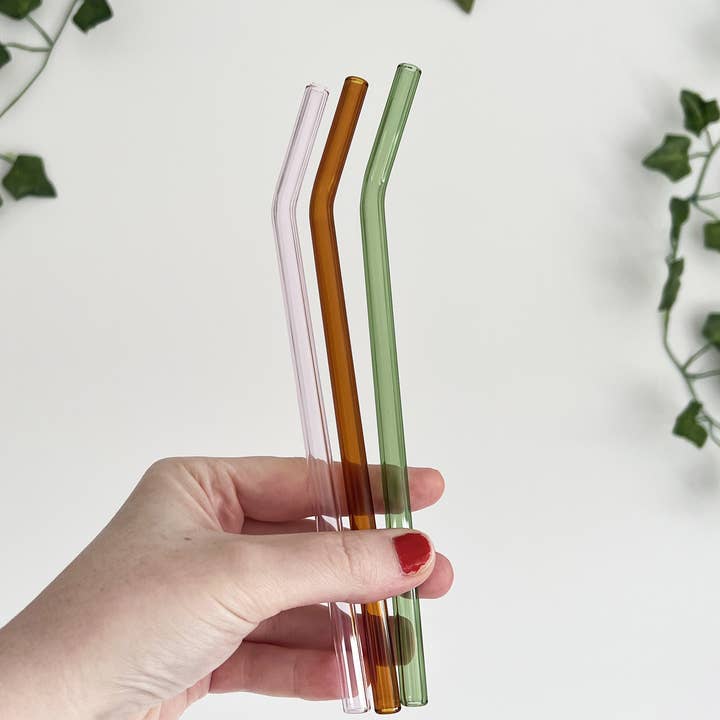 Melting Hearts Co - Wholesale Drinking Straw - Coloured Glass Straws
