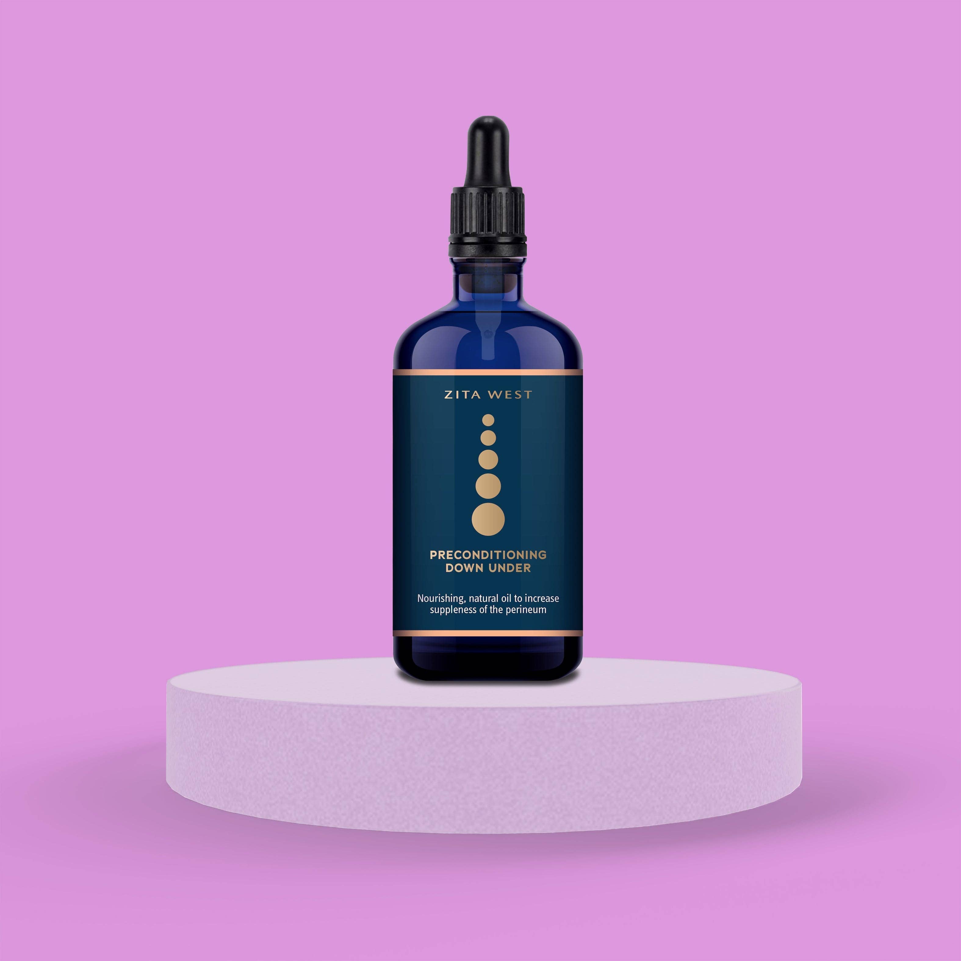 Zita West Products - Vendita all'ingrosso Oli da massaggio per gravidanza - Preconditioning Down Under – Olio per Massaggio Perineale0