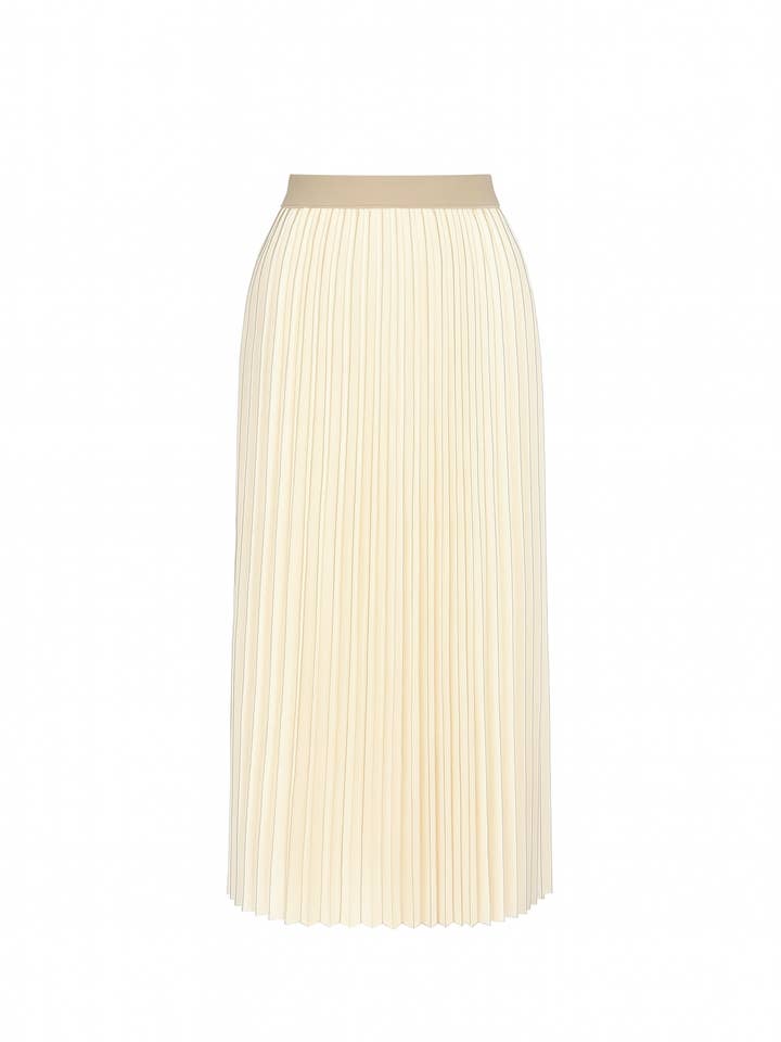 Pleated Mesh Skirt for wholesale by RIVIR