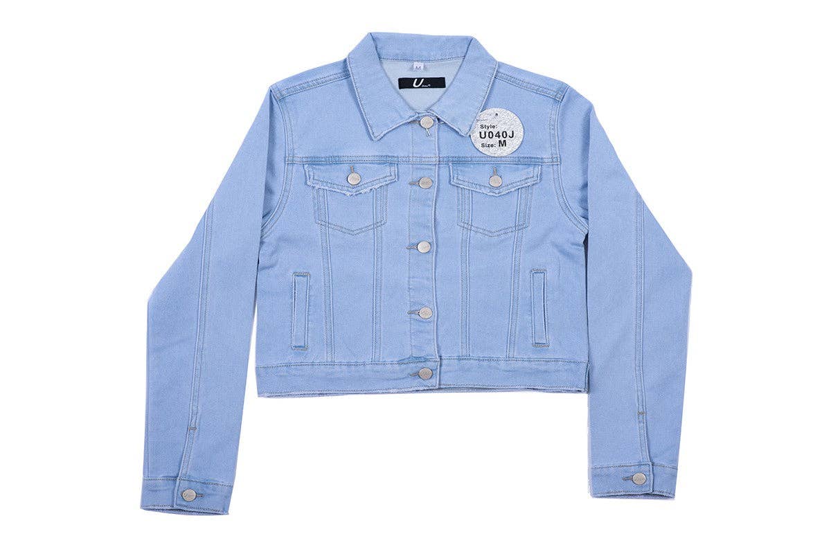 Light Blue Junior Denim Jackets for wholesale on Faire