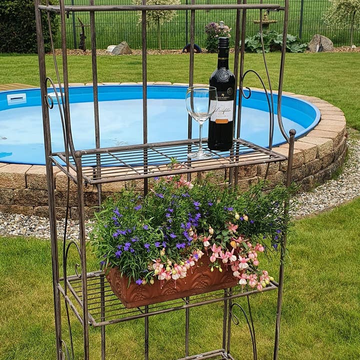 Ambiente Haus - Wholesale Free Standing Shelf - 4-Tier Shelf Antique Brown 162 cm3