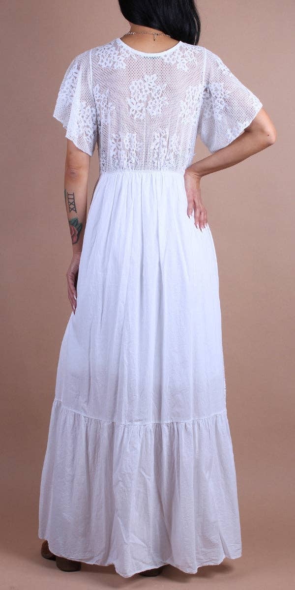 White Romantico Dress for wholesale on Faire4