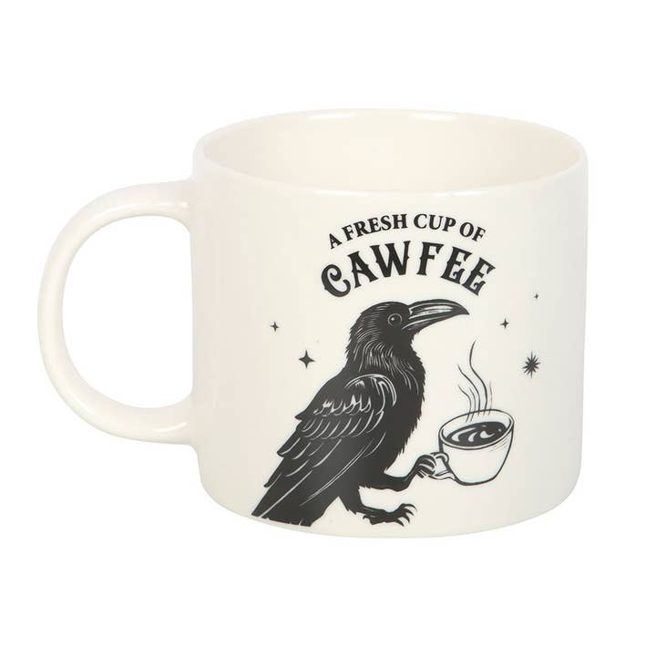 Caneca de Cerâmica Corvo "Fresh Cup of Cawfee" por atacado de Pacific Trading