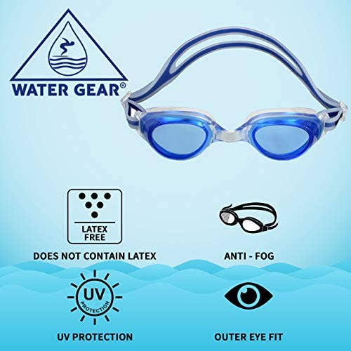 Water Gear – Engroshandel Svømmebriller - Unisex – Water Gear Anti-Fog Goggles - Kvinder og Mænd Svømmebriller13