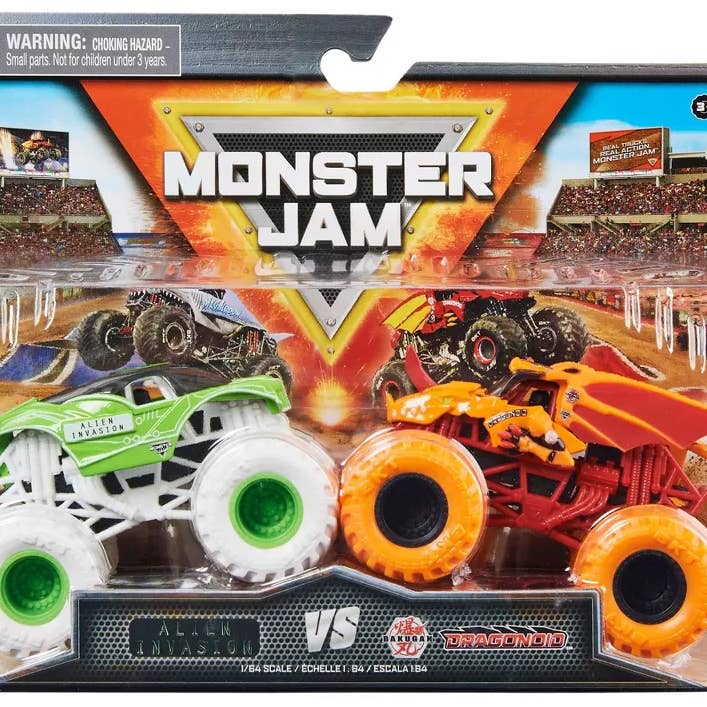 Monster Jam 2pk Monster Truck for wholesale by Variety Distributors