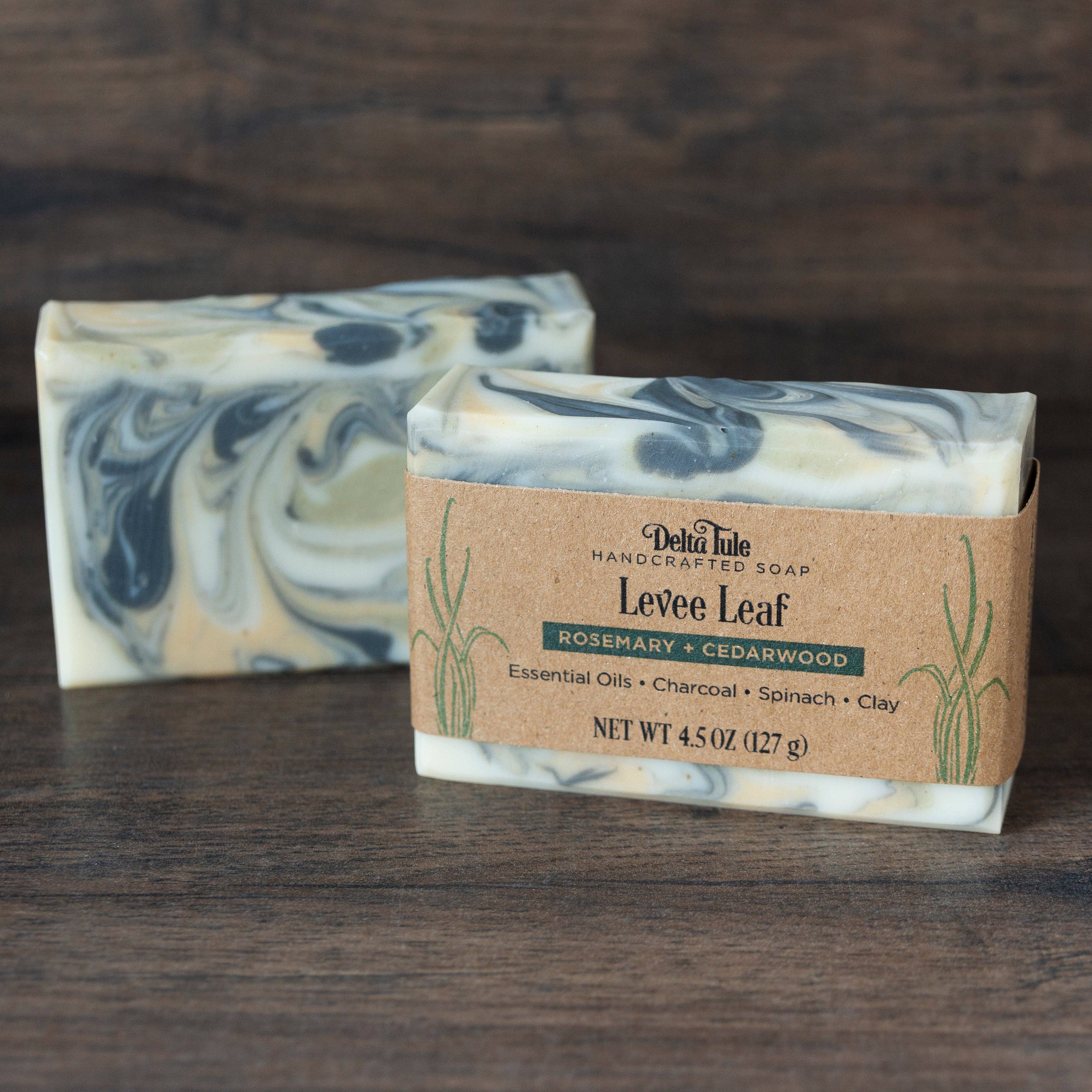 Delta Tule - Wholesale Bar Soap - Levee Leaf // Cedar Rosemary Soap7
