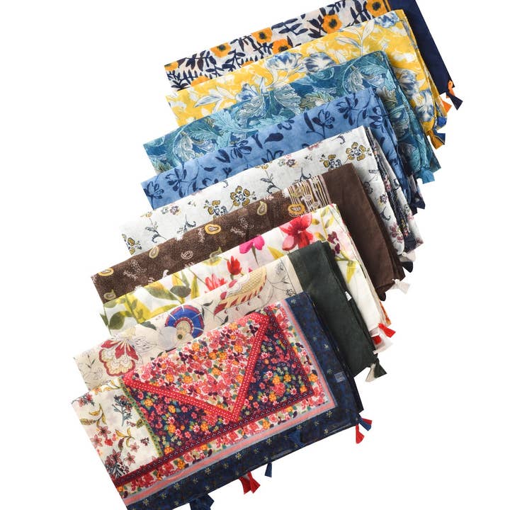 Funkyrel® Atzbranding Limited - Wholesale Scarf - Women's - Scarvii - Bohemian Style Scarf1