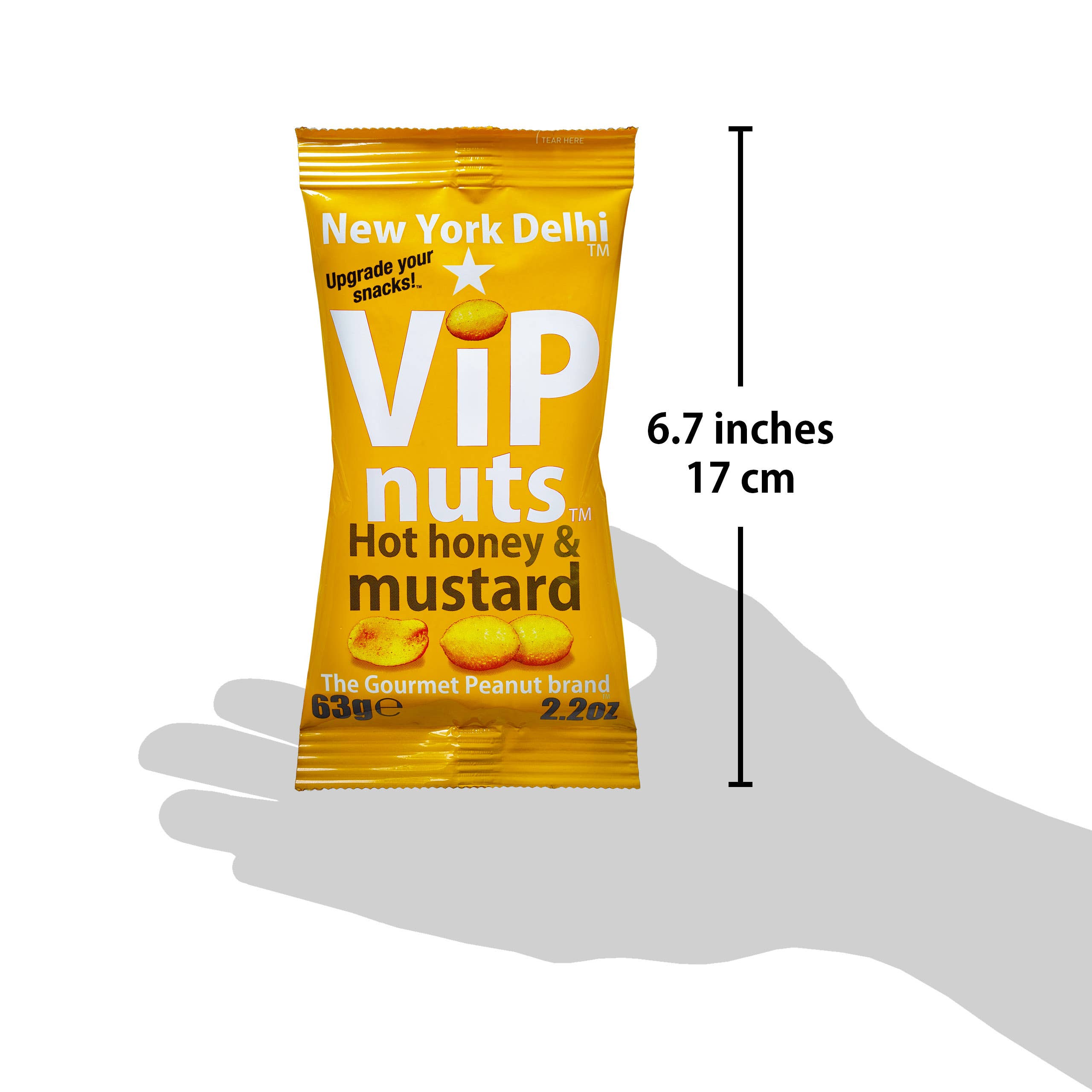 New York Delhi - Wholesale Nuts - ViPnuts Hot Honey & Mustard flavoured Peanuts 63g2