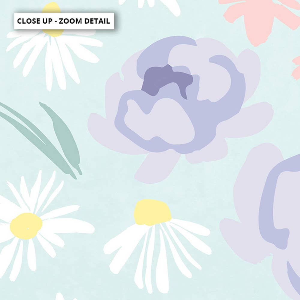 PRINT AND PROPER - Wholesale Art print - Flower Market Wall Art London. Retro Vintage Style Poster2