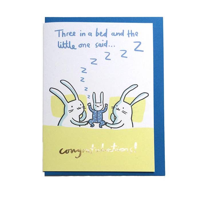 Biglietto d'auguri per neonato dorato per la vendita all'ingrosso da parte di Sarah Ray