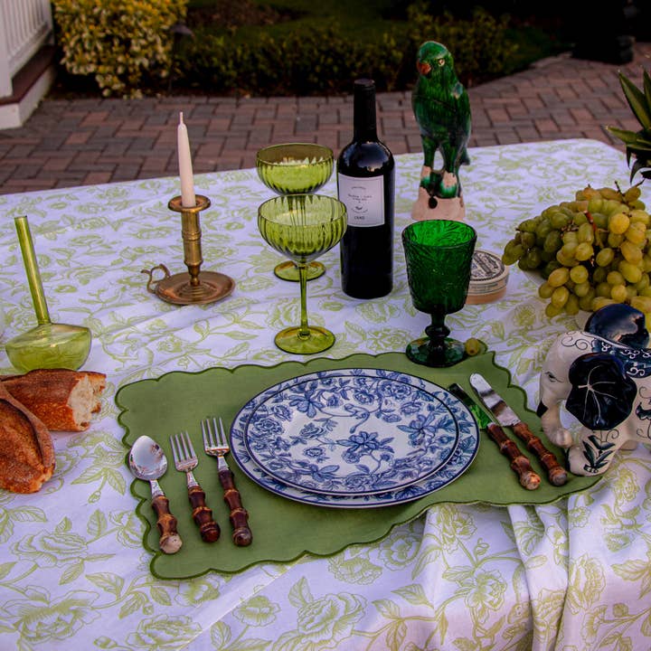 Ro’Table NYC - Wholesale Drinking Glass/Cup - Botanic Imprinted Chalice - Set of 64