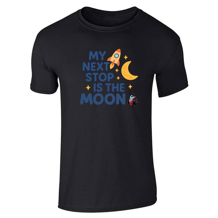 NASA Programma Artemis II La Mia Prossima Fermata È La Luna Maglietta Unisex per la vendita all'ingrosso da parte di Pop Threads