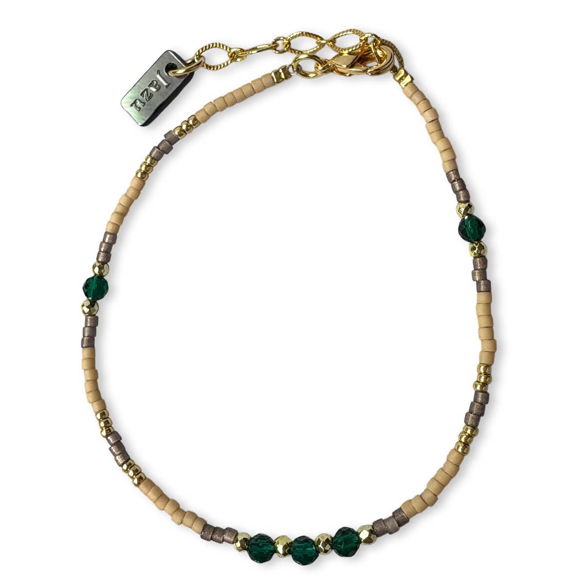 Jazu Jewellery – Pulseira de missangas por atacado – Pulseira com miçangas e pedras semipreciosas0