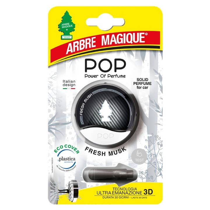 Désodorisant Voiture Arbre Magique Pop Fresh Musc pour la vente par Jactal