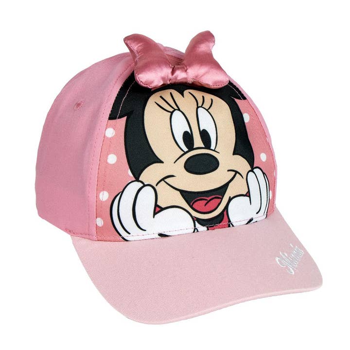 CURVED VISOR CAP MINNIE PATCHES - 2200010450 for wholesale by Mastoys, S.L.