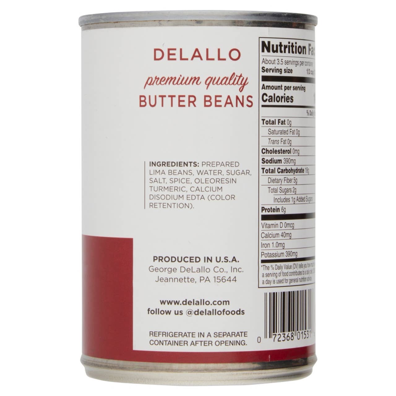 Delallo - Wholesale Beans - Butter Beans (Lima Beans)2