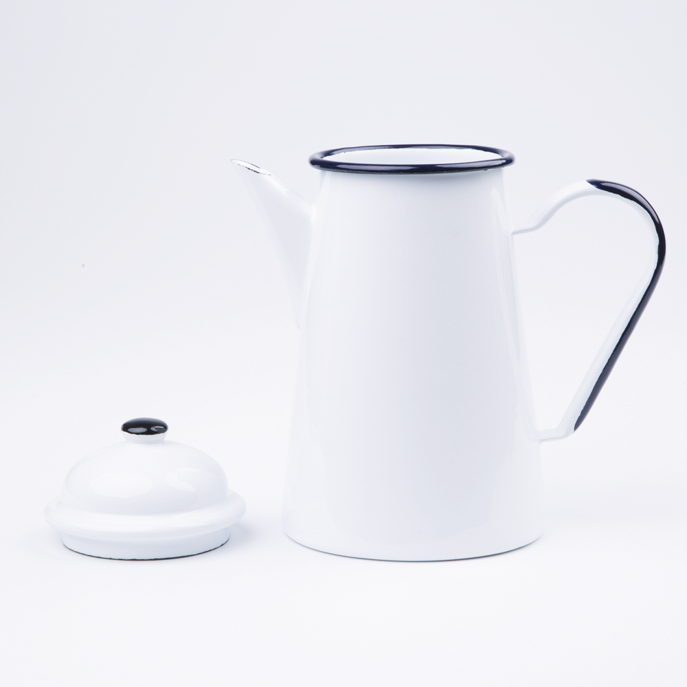 Emalco Enamelware – wholesale Tekanna – 44 oz emaljerad kaffekanna | PLAIN2