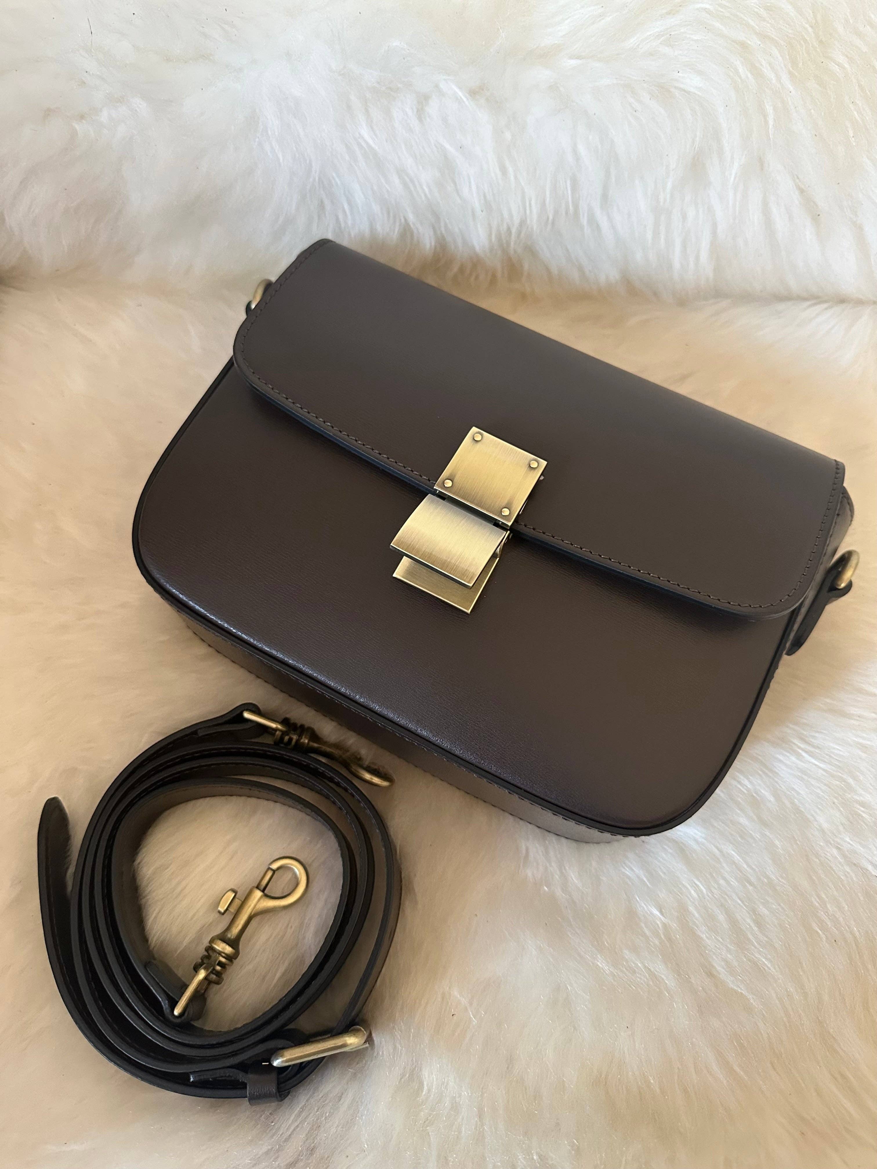 Zhade - Vente Sac porté épaule – femme - ARIA - boîte en cuir véritable18