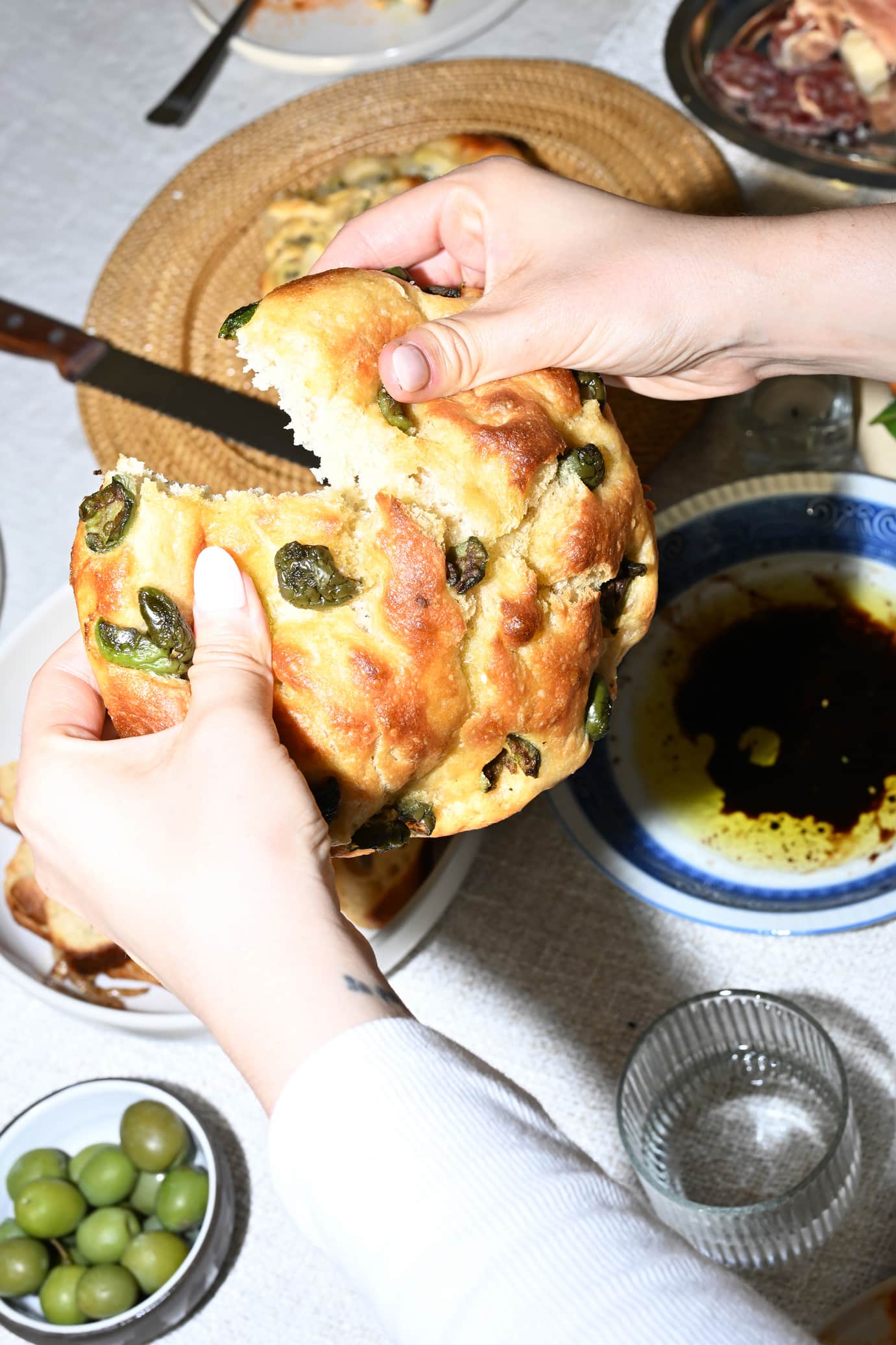 Jennie's House - Wholesale Bread/Tortilla - Take + Bake Focaccia [olive]3