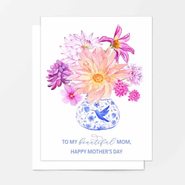 To My Beautiful Mom Card for wholesale by MARISAMADE