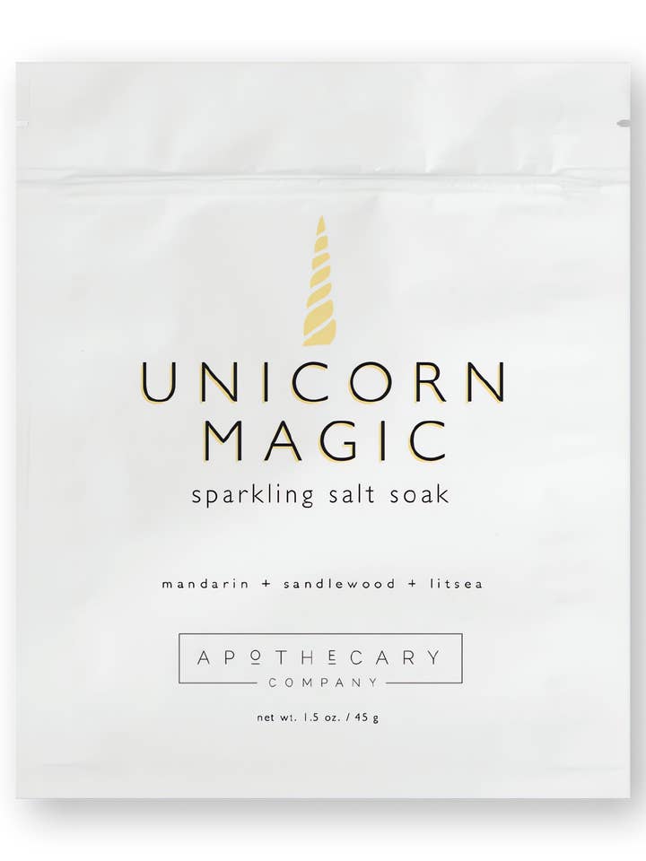Unicorn Magic Sparkling Salt Soak for wholesale by Apothecary Co.