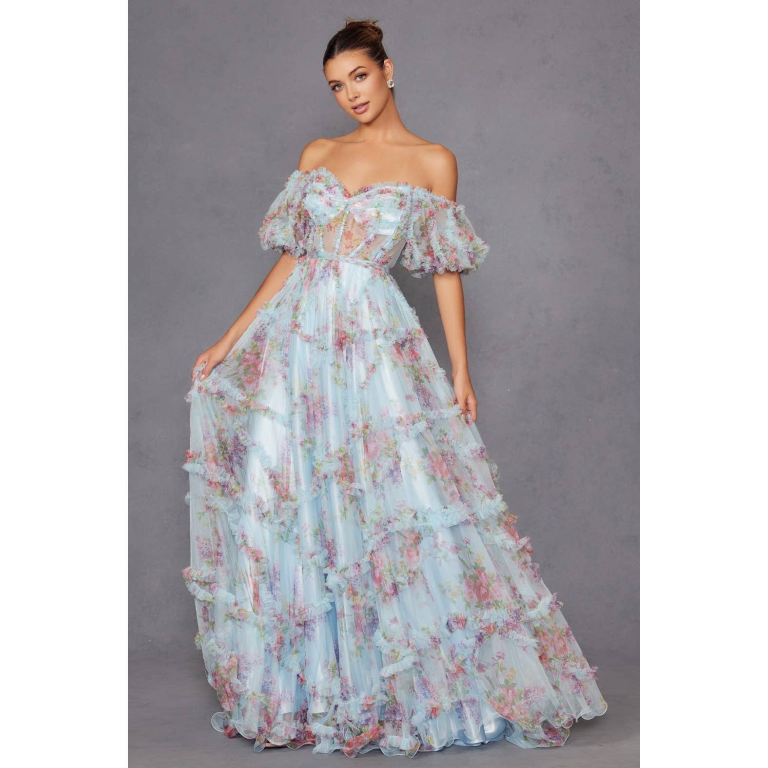 Juliet - Wholesale Dress - Women's - JT2887C THIS FLOOR-LENGTH GOWN IS A PERFECT BLEND OF ELEGANC1