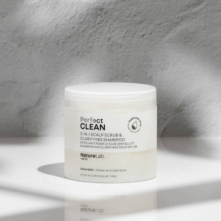 Naturelab. TOKYO – Engroshandel Hovedbunds-/hårkur – Perfect Clean 2 -in -1 Scalp Scrub +Clarifying Shampoo4